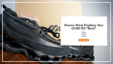 【Mizuno スニーカー レビュー】Wave Prophecy Moc GORE-TEXを写真付きで紹介｜サラリーマン必見！