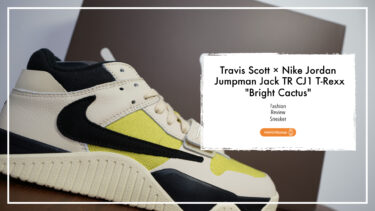 【Nike スニーカー レビュー】Jumpman Jack TR CJ1 T-Rexxを写真付きで紹介｜レモンとセイルの名作カラー！
